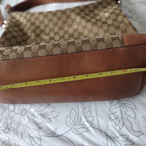 GUCCI MS GG Hobo Canvas Signature Bag and extra st - Picture 9 of 16